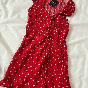 Forever 21 Scarlet Floral Dress